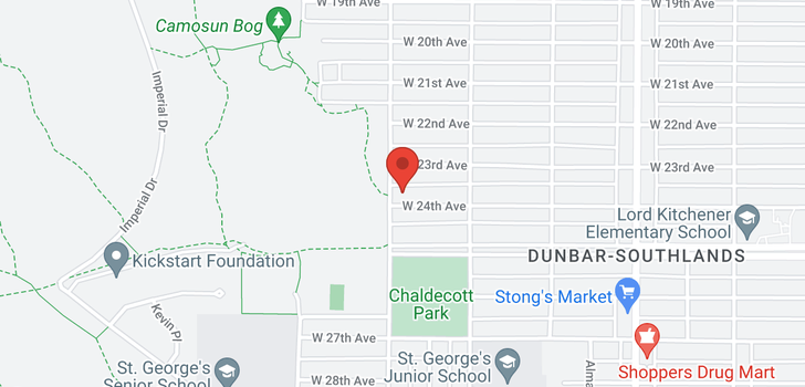 map of 3983 W 24TH AVENUE